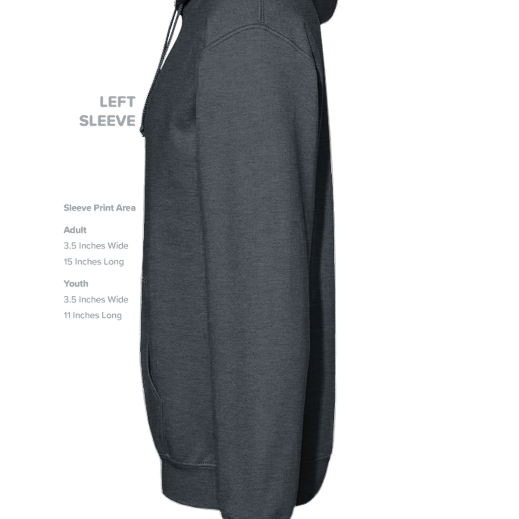 DARK HEATHER - SF500 - SLEEVE_LEFT